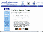 Baby shower favors