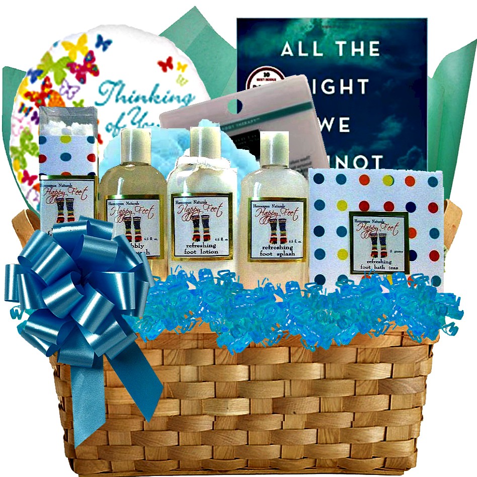 Happy Feet Spa Basket with Book