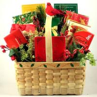 Country Christmas Holiday Gift Basket