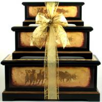 Born Free, Deluxe Trunk Set  with Gourmet Food