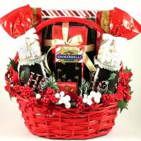 Candy Cane Christmas Basket (X-Lg)