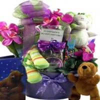 Mom, Dad and New Baby Basket