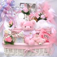 Pampered Baby, Luxury Gift Basket For New Baby