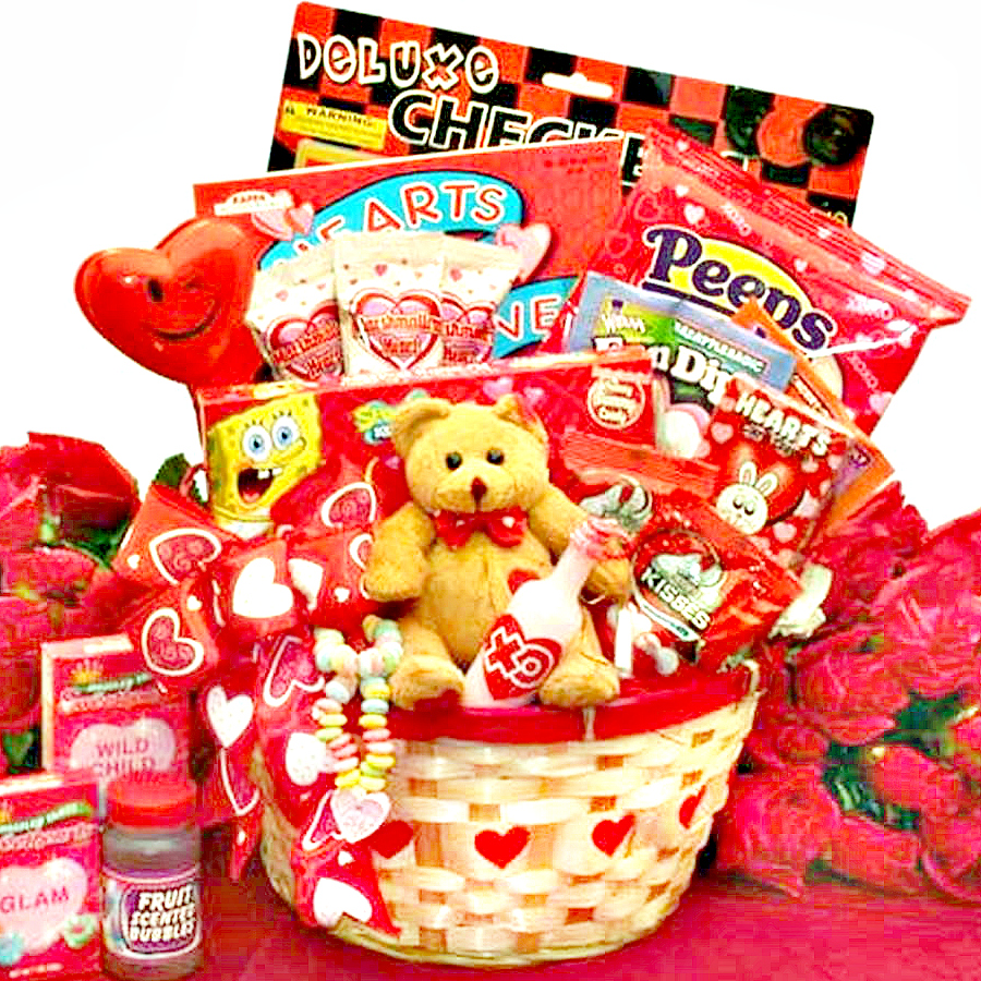 children's valentine gift baskets