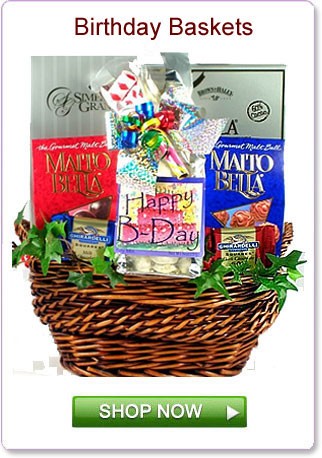 Birthday gift baskets