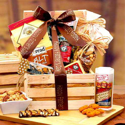 father's day snack gift basket