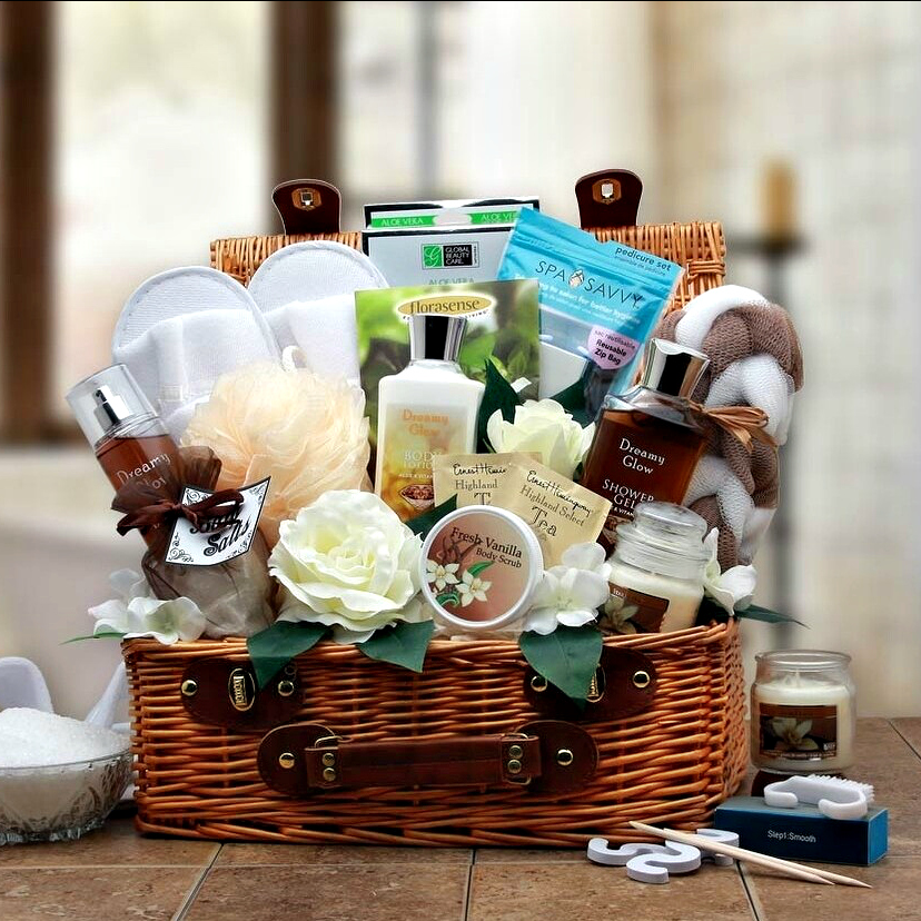 Free Shipping!! MOTHER'S DAY Gift Basket for Women CUCUMBER MELON SPA BASKET 