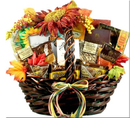 Thanksgiving Gift Basket, Fall Gourmet Food Gift