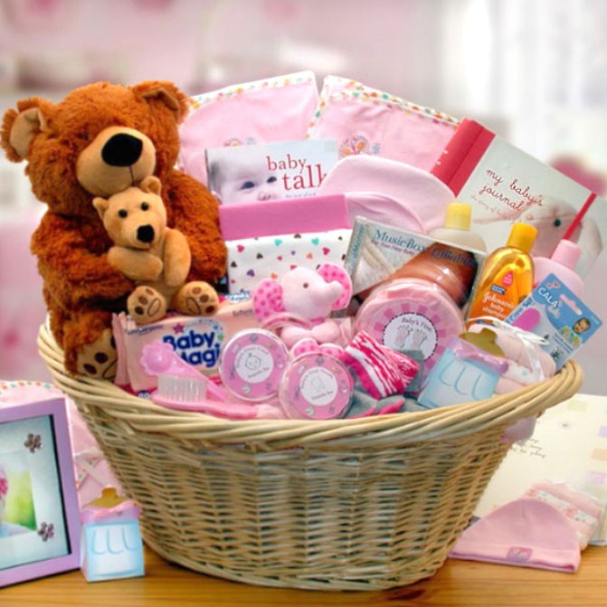 Deluxe New Baby Girl Gift Collection