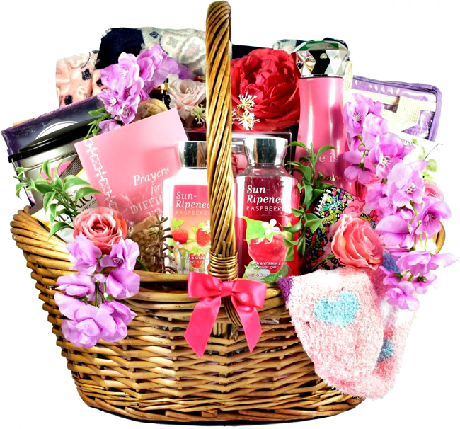 Breast Cancer Support Gift Basket