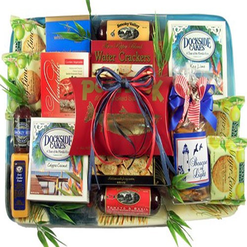 Coastal Gourmet Snacks, Deluxe Gift Platter