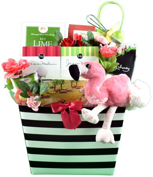 Perfect Paradise Beach Theme Gift Basket