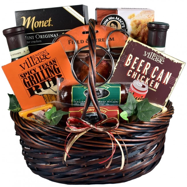 Barbeque Gift Basket For Him, Great Grilling Gift