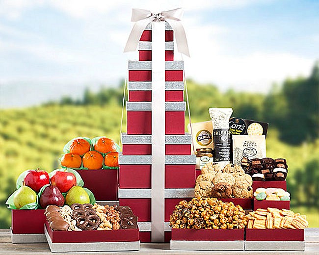 Holiday gift tower Extravaganza Holiday Gift Tower