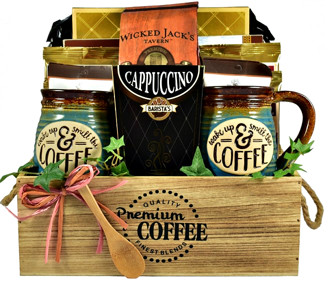 gourmet coffee basket