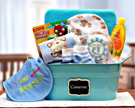 New Baby Basics gift baskets delivered