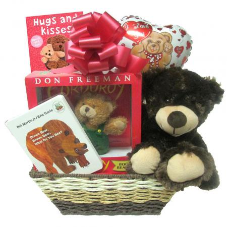 Bear Gift Basket for New Baby