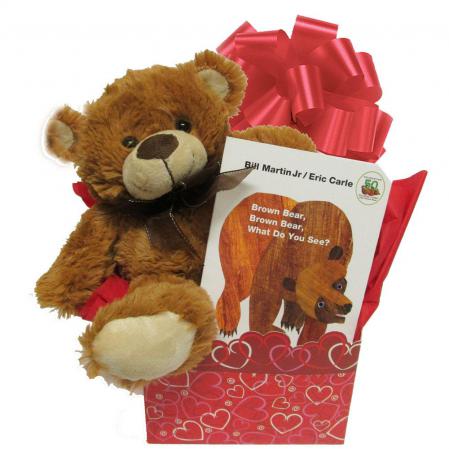 Brown Bear Baby Gift Basket