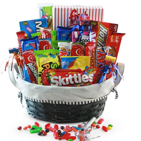 candy explosion gift basket