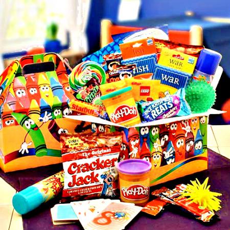 kids fun gift basket