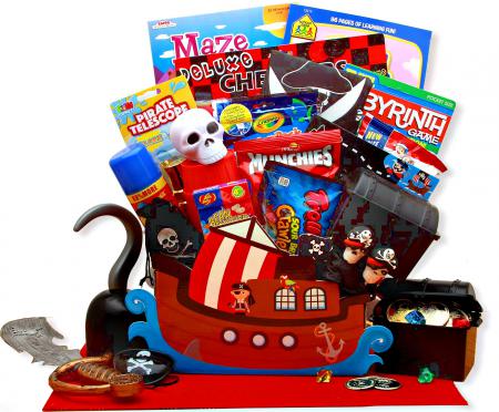 a pirate gift box for kids