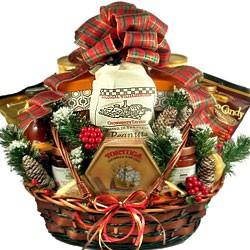 Country Christmas Gift Basket