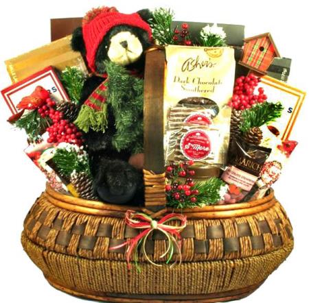 Cozy Lodge Christmas Basket 