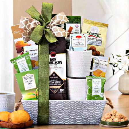 Coffee and Tea Gift Basket
