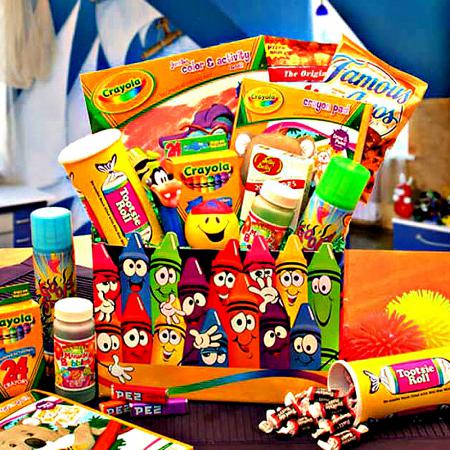 coloring gift box for children