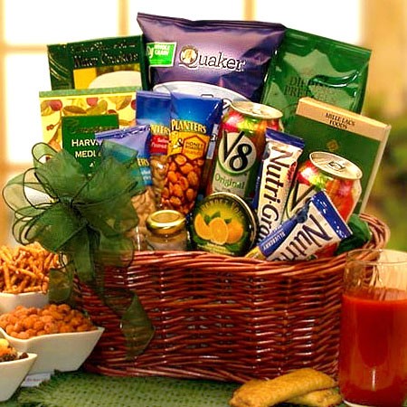 Low fat heart healthy gift basket