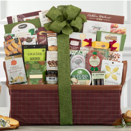 Elegant, Executive, All Occasion Gourmet Food Gift Basket