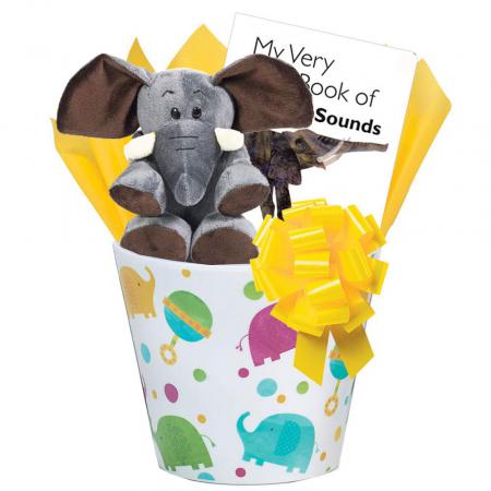new baby-elephant-gift-basket
