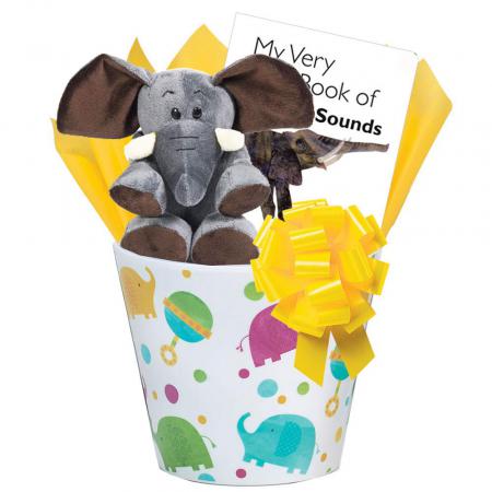 Elephant Plush and Board Book Gift Set