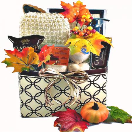 fall spa gift box