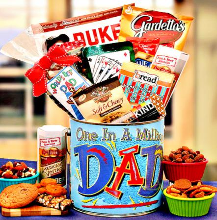  One In A Million Dad, Gift Basket For Fathers