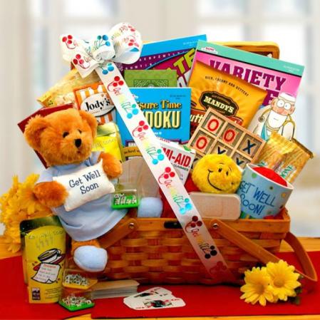 Get Well Friend Gift Basket