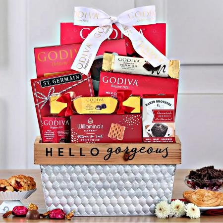 Godiva Hello Gorgeous Chocolate Basket