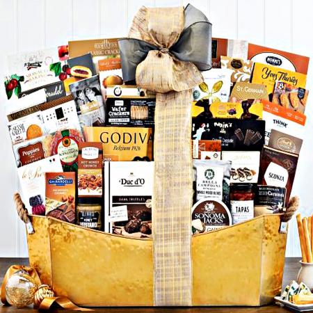 Corporate gift basket for executives