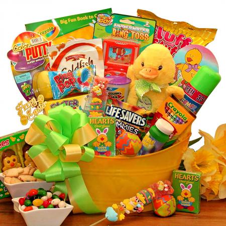 Easter quackling duckie gift basket