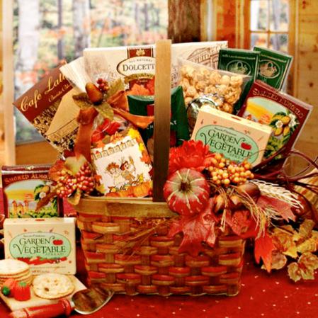 Harvest Blessings, Fall Gift Basket