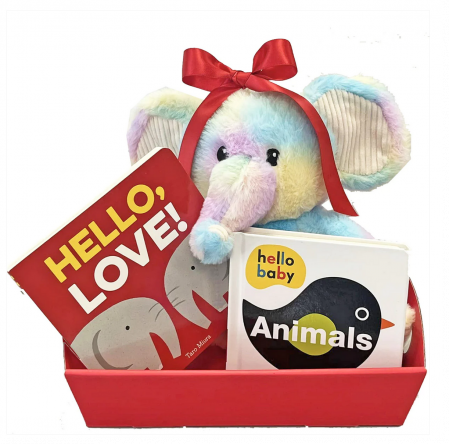 Hello Love! Baby Gift Set with Books and Plush