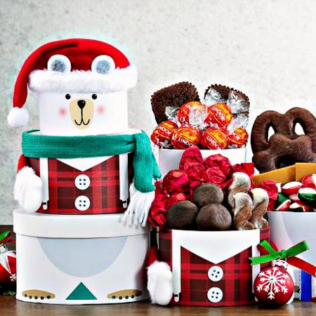 polar bear gift tower