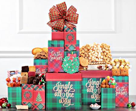 jingle bells all the way to Christmas gift basket