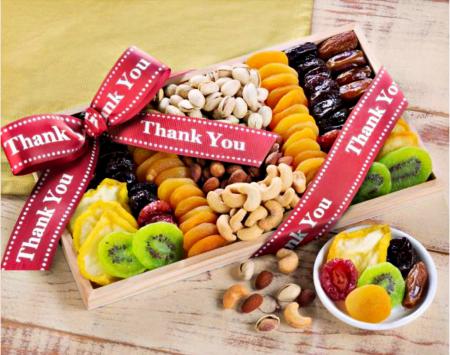 thank you dried fruit and nuts gift collection