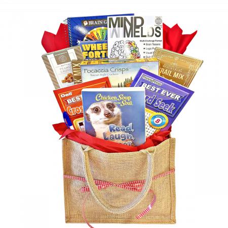 get well fun and games gift basket