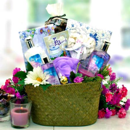 Healing Spa Gift Basket For Her