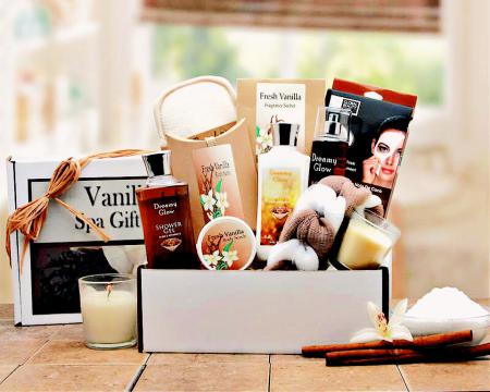 large vanilla spa gift package