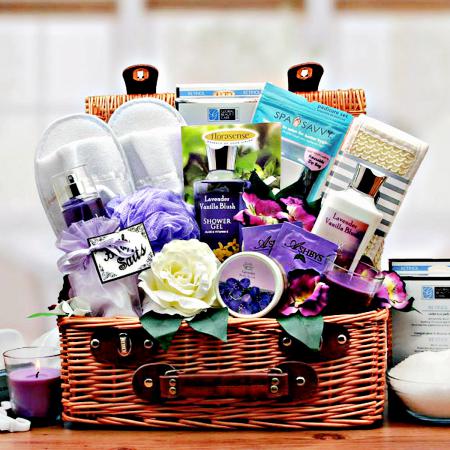 Lavender spa hamper