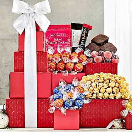 chocolate gift tower of chocolate