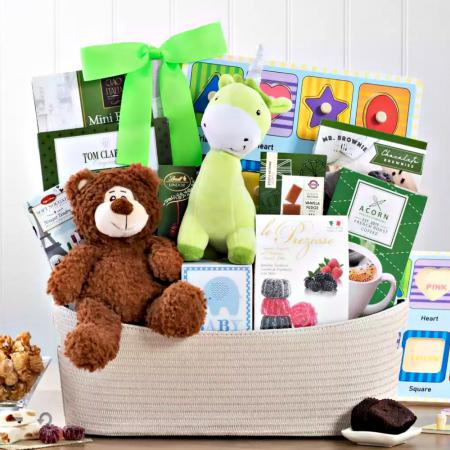 Lots of Love baby gift basket at Adorable Gift Baskets